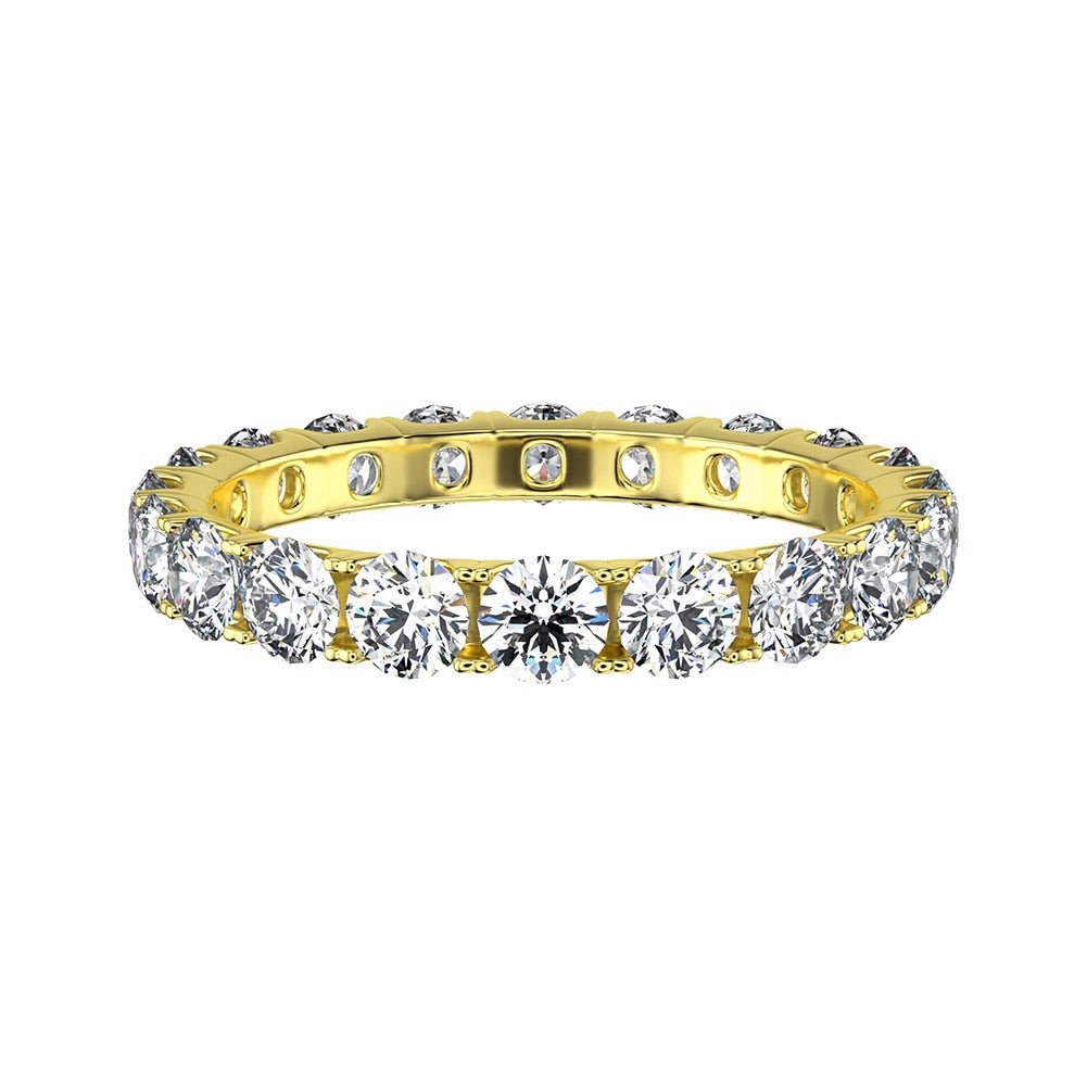 3mm Moissanite Diamond Eternity Ring - Drip Culture Jewelry