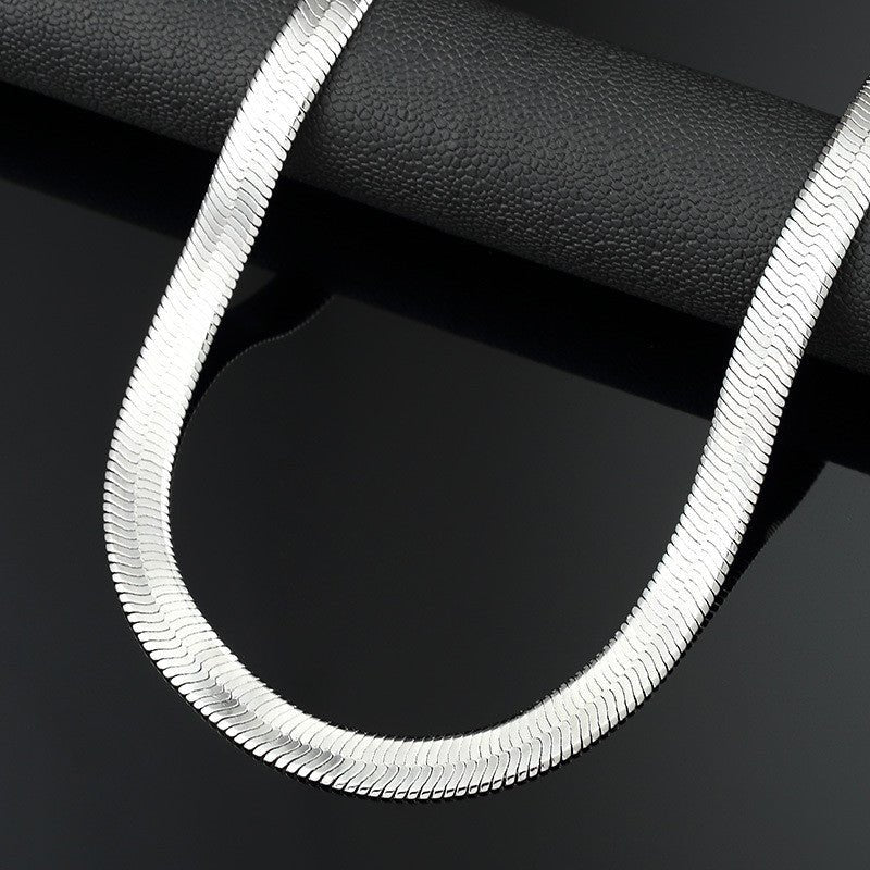 5mm 18K Gold Herringbone Chain - Drip Culture Jewelry