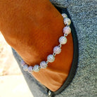 8mm 18K Gold Diamond Ball Bracelet - Drip Culture Jewelry