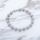 8mm 18K Gold Diamond Ball Bracelet - Drip Culture Jewelry