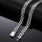 8mm Moissanite Diamond Cuban Link Chain - Drip Culture Jewelry