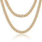 8mm Moissanite Diamond Cuban Link Chain - Drip Culture Jewelry