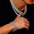 8mm Moissanite Diamond Cuban Link Chain - Drip Culture Jewelry