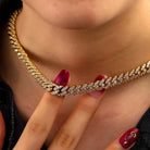 8mm Moissanite Diamond Cuban Link Chain - Drip Culture Jewelry