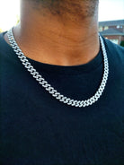 8mm Moissanite Diamond Cuban Link Chain - Drip Culture Jewelry