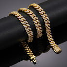 8mm Moissanite Diamond Cuban Link Chain - Drip Culture Jewelry