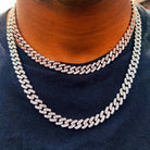 8mm Moissanite Diamond Cuban Link Chain - Drip Culture Jewelry