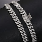 8mm Moissanite Diamond Cuban Link Chain - Drip Culture Jewelry