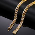 8mm Moissanite Diamond Cuban Link Chain - Drip Culture Jewelry