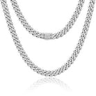 8mm Moissanite Diamond Cuban Link Chain - Drip Culture Jewelry