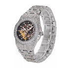 Baguette Diamond Tycoon Mechanical Watch - Drip Culture Jewelry