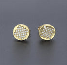 Circle Diamond Earrings - Drip Culture Jewelry