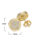 Circle Diamond Earrings - Drip Culture Jewelry