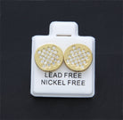 Circle Diamond Earrings - Drip Culture Jewelry