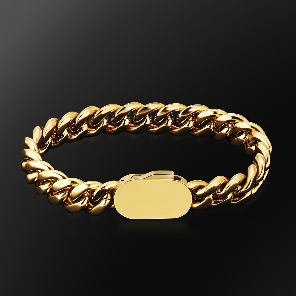 Custom 18k Gold Cuban Link Chain - Drip Culture Jewelry