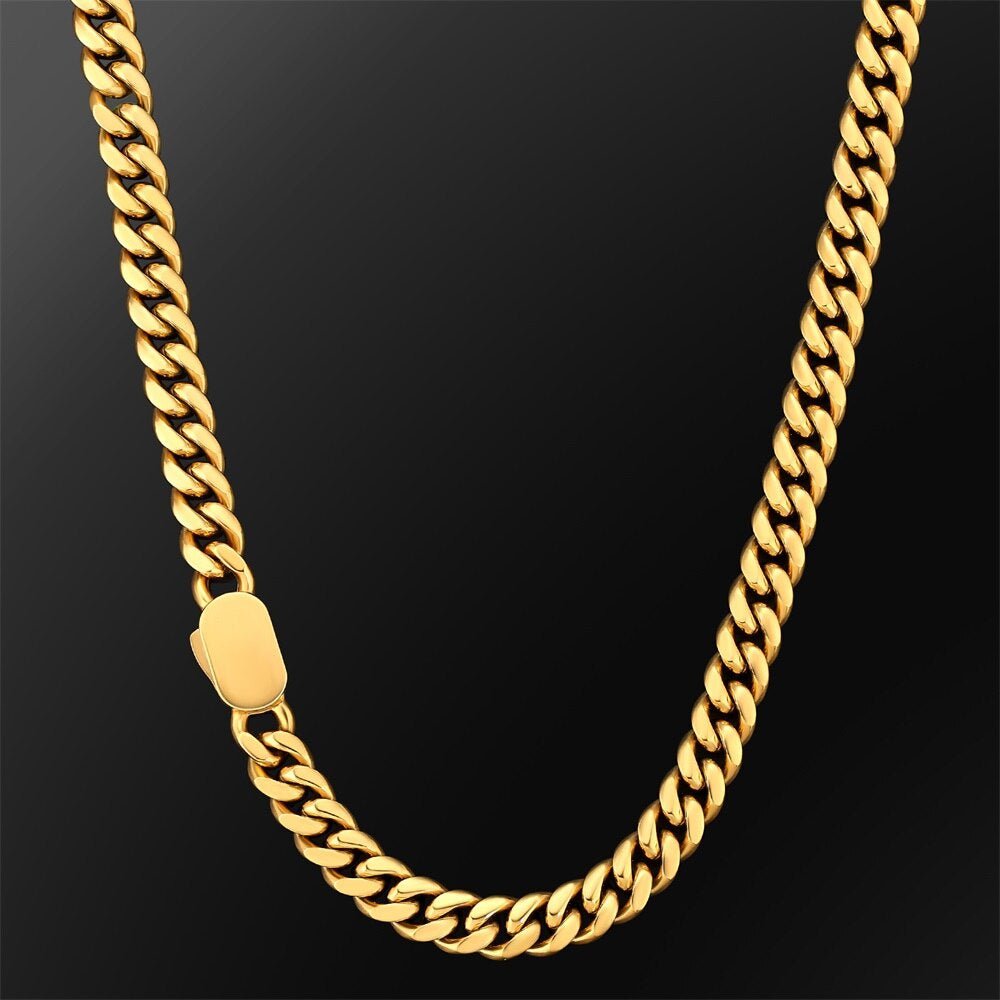 Custom 18k Gold Cuban Link Chain - Drip Culture Jewelry