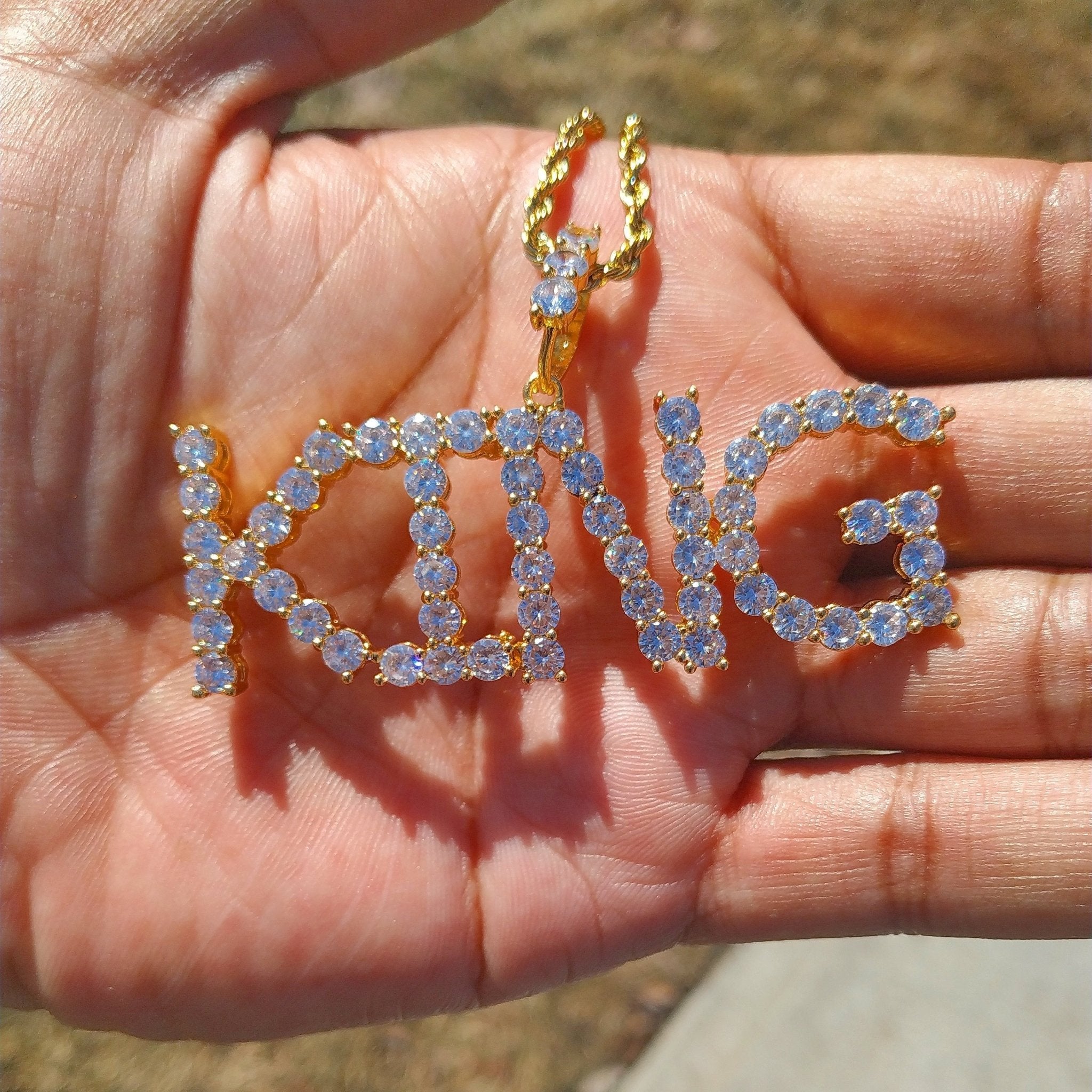 Custom 18K Gold Diamond Letters - Drip Culture Jewelry
