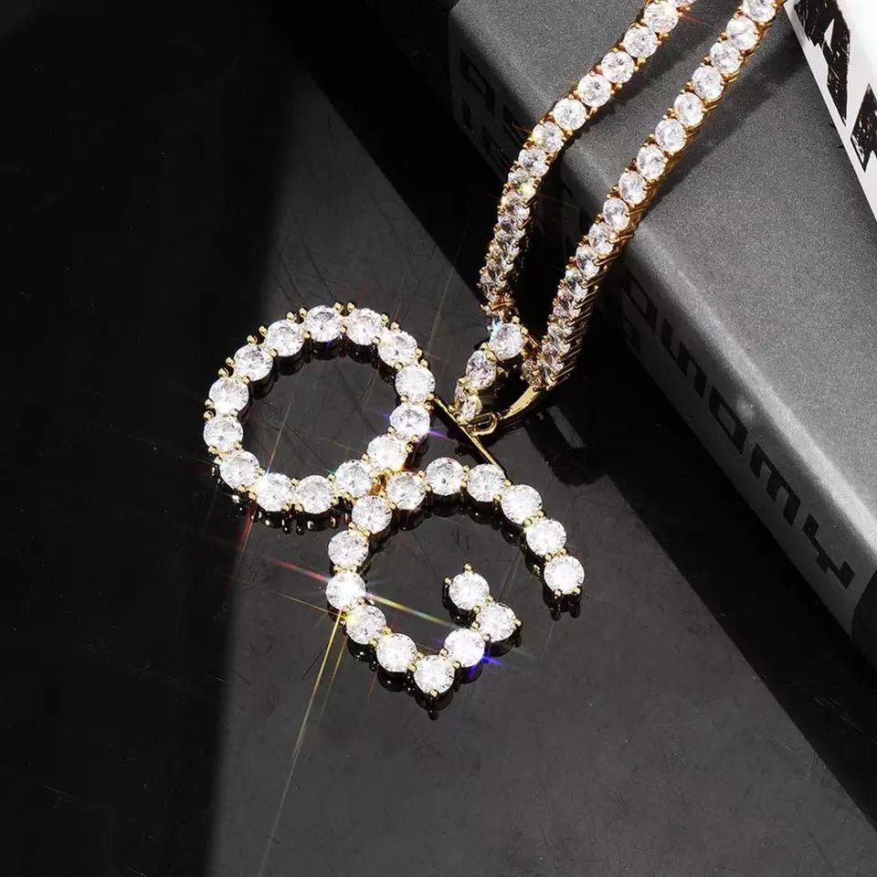 Custom 18K Gold Diamond Letters - Drip Culture Jewelry