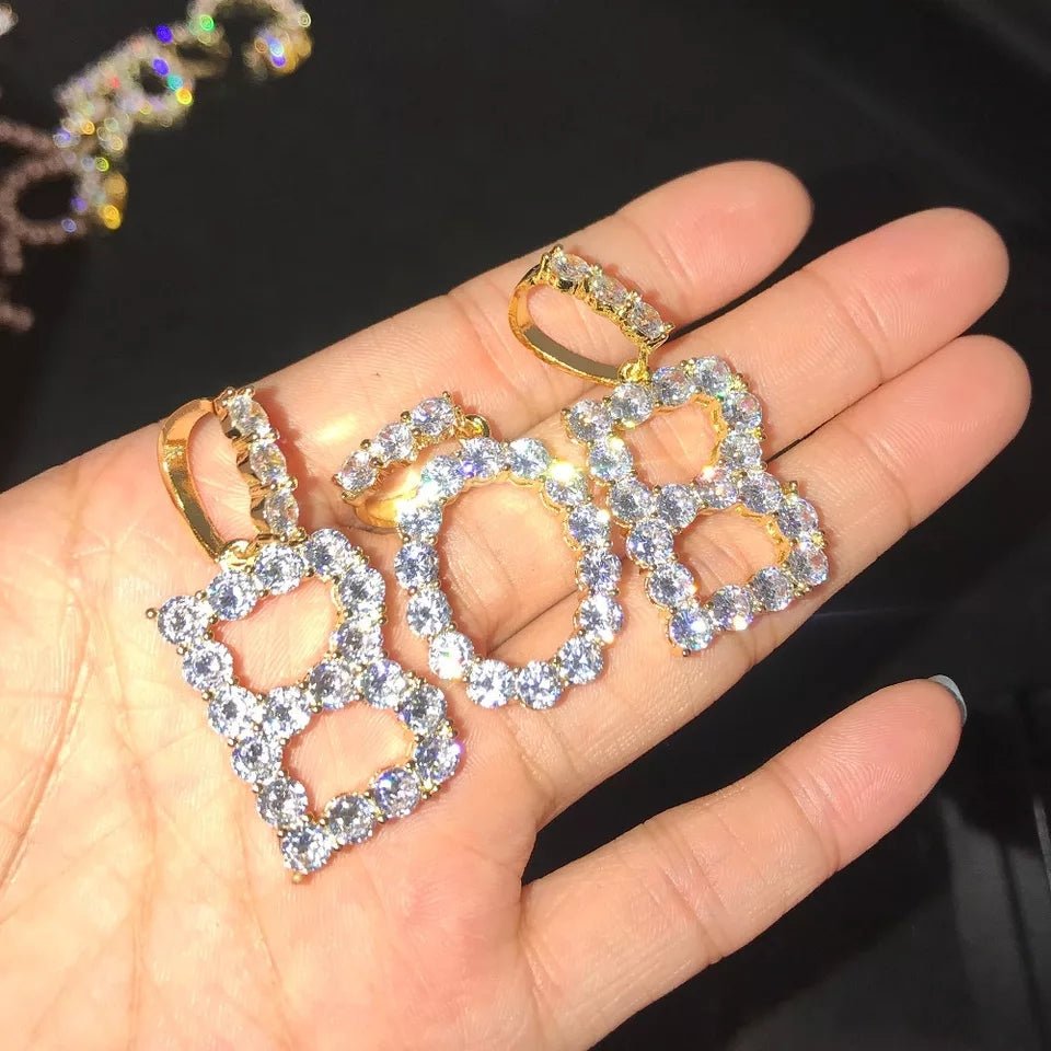 Custom 18K Gold Diamond Letters - Drip Culture Jewelry