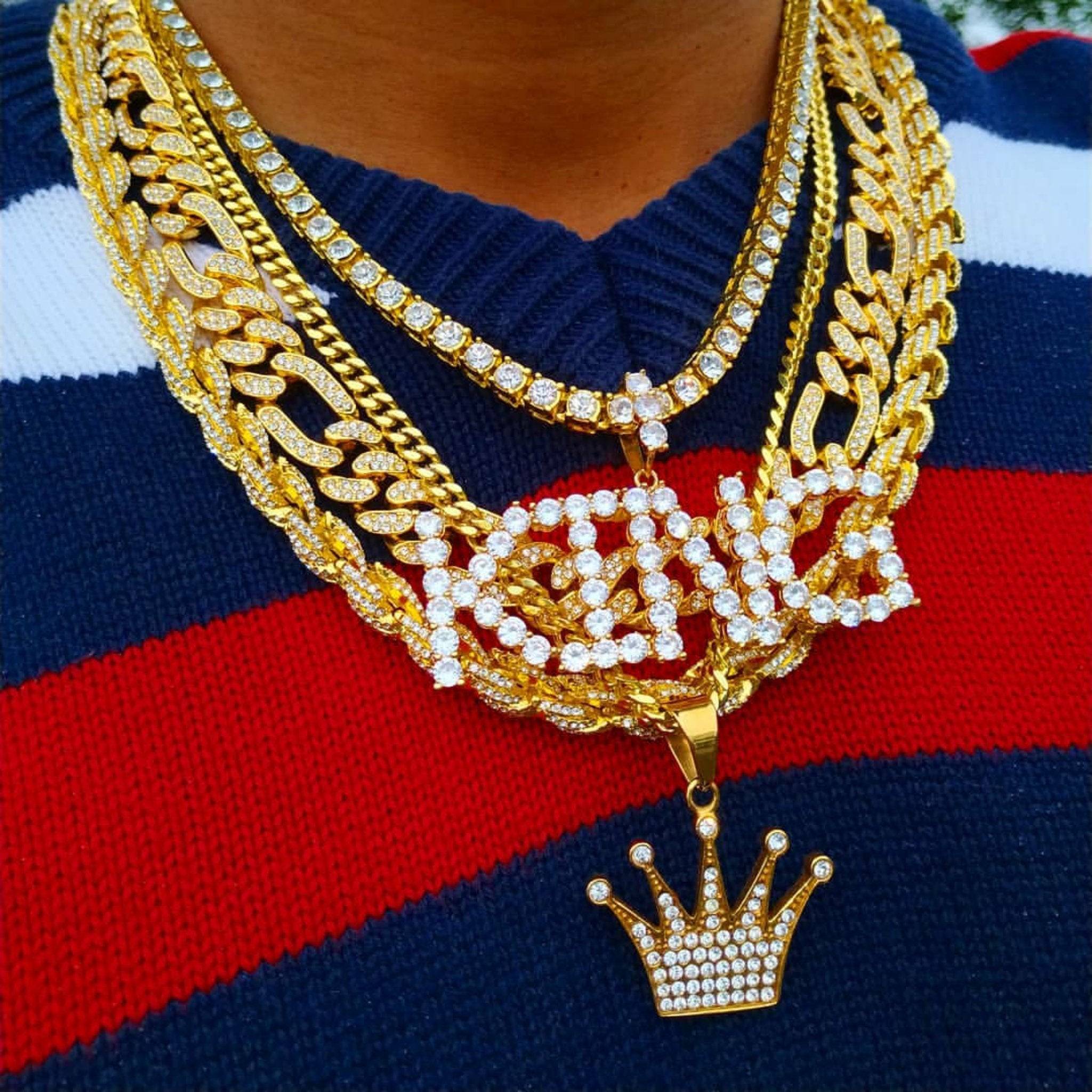 Custom 18K Gold Diamond Letters - Drip Culture Jewelry