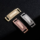 Custom 18k Gold Diamond Shoelace Buckle - Drip Culture Jewelry