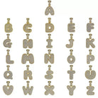 Custom 18K Gold Icy Bubble-Letter - Drip Culture Jewelry