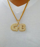 Custom 18K Gold Icy Bubble-Letter - Drip Culture Jewelry