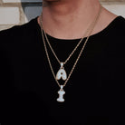Custom 18K Gold Icy Bubble-Letter - Drip Culture Jewelry