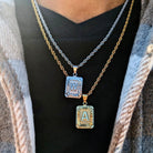 Custom 18k Gold Letter Pendant - Drip Culture Jewelry