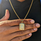 Custom 18k Gold Letter Pendant - Drip Culture Jewelry