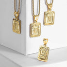 Custom 18k Gold Letter Pendant - Drip Culture Jewelry