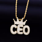 Custom Diamond Crown Letters - Drip Culture Jewelry