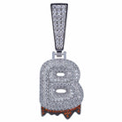 Custom Diamond Drip Bubble Letter with Diamond Cuban Link Chain - Drip Culture Jewelry