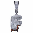 Custom Diamond Drip Bubble Letter with Diamond Cuban Link Chain - Drip Culture Jewelry