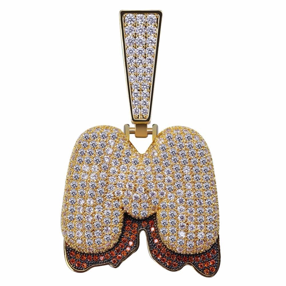 Custom Diamond Drip Bubble Letter with Diamond Cuban Link Chain - Drip Culture Jewelry