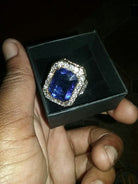 CZ Diamond 18k Gold Plated Gemstone Ring - Drip Culture Jewelry