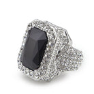 CZ Diamond 18k Gold Plated Gemstone Ring - Drip Culture Jewelry