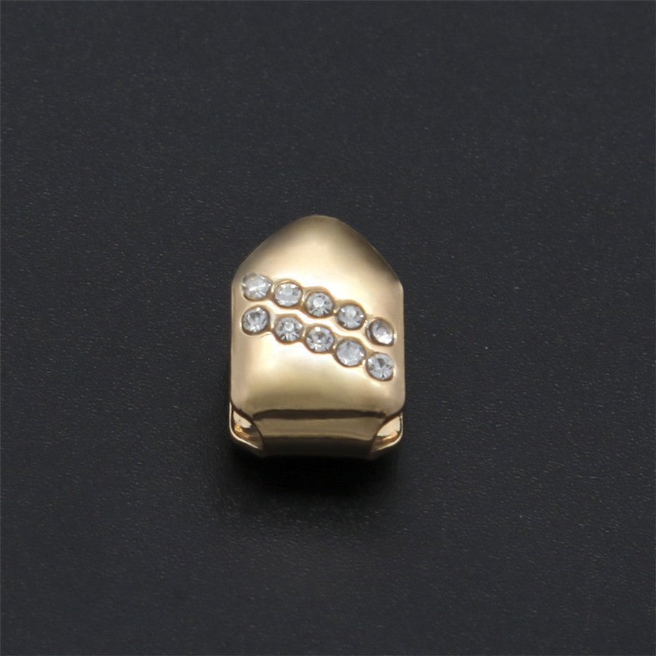 CZ Diamond Single Tooth Grill - Drip Culture Jewelry