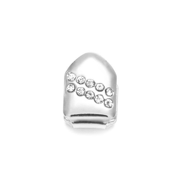CZ Diamond Single Tooth Grill - Drip Culture Jewelry