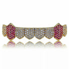 Diamond & Amethyst Fang Grillz - Drip Culture Jewelry