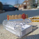 Diamond & Amethyst Fang Grillz - Drip Culture Jewelry