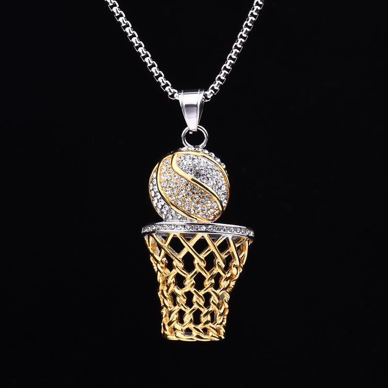 Diamond BBall - Drip Culture Jewelry