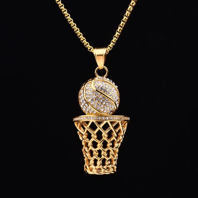 Diamond BBall - Drip Culture Jewelry