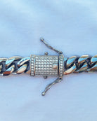 Diamond Clasp Cuban Link Bracelet - Drip Culture Jewelry