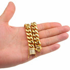Diamond Clasp Cuban Link Bracelet - Drip Culture Jewelry