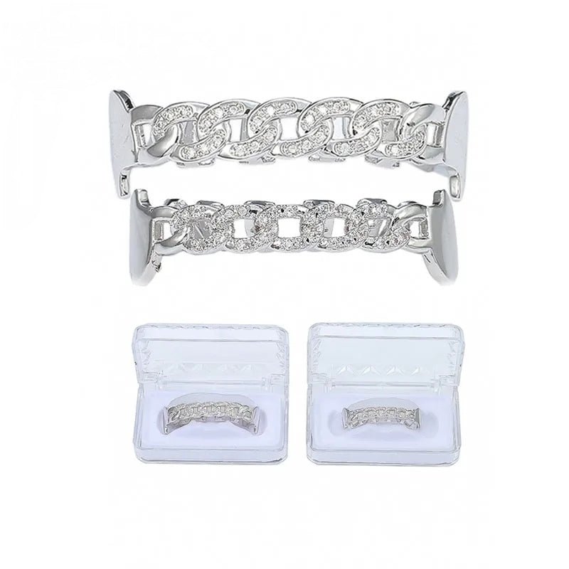 Diamond Cuban Link Grillz - Drip Culture Jewelry