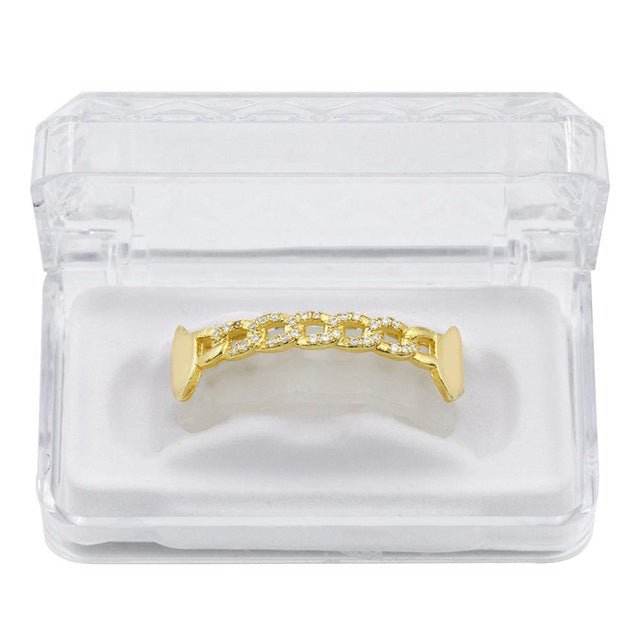 Diamond Cuban Link Grillz - Drip Culture Jewelry