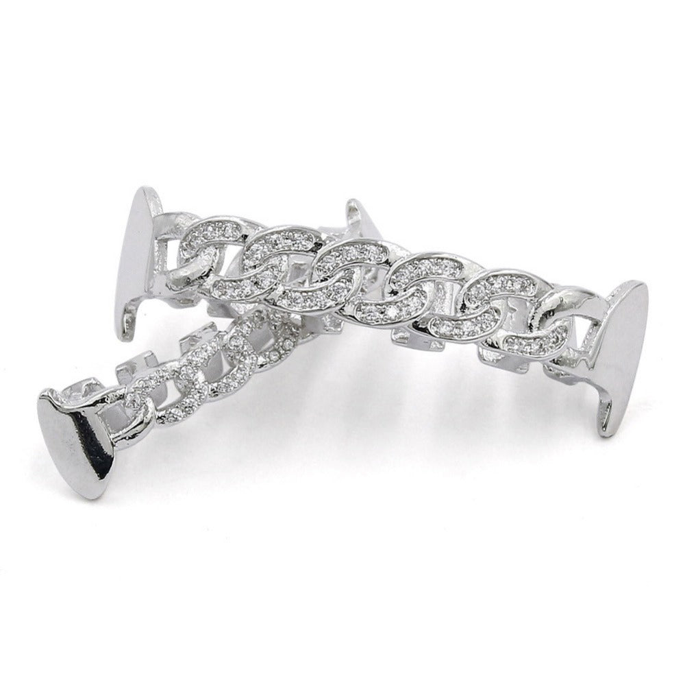 Diamond Cuban Link Grillz - Drip Culture Jewelry