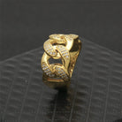 Diamond Cuban Link Ring - Drip Culture Jewelry