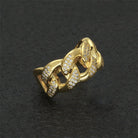 Diamond Cuban Link Ring - Drip Culture Jewelry